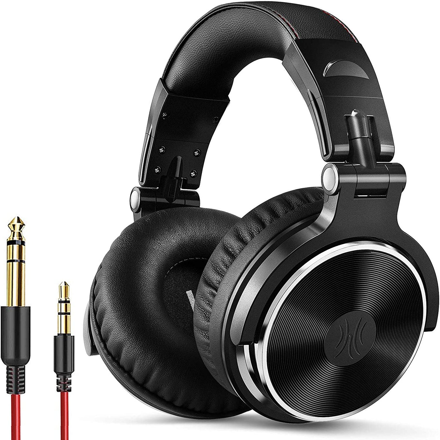 OneOdio Wired Over Ear Headphones Studio Monitor & Mixing DJ Stereo Headsets Black Over-Ear Headphones - Tophatter Daily Deals